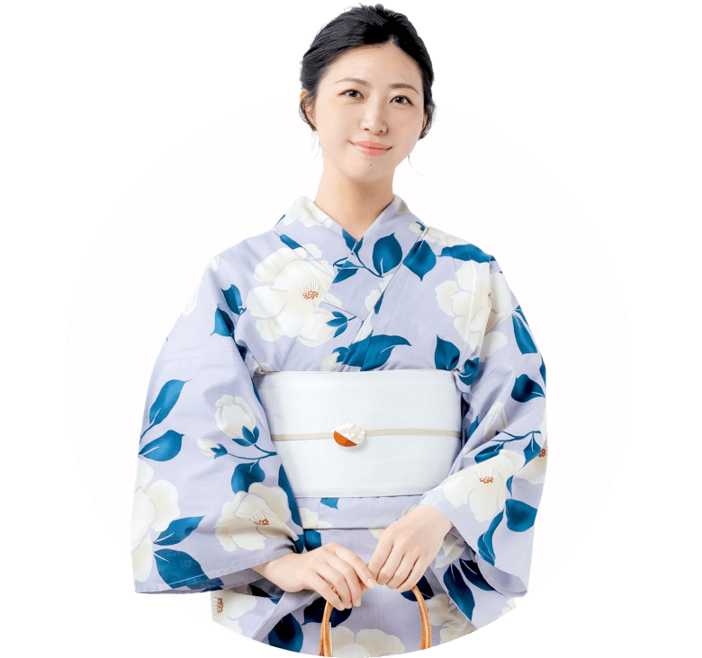 浴衣を着た女性