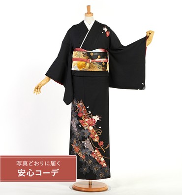 【写真どおりに届く安心コーデ】訪問着レンタル　訪問着Lサイズ　矢羽根、色紙、桜